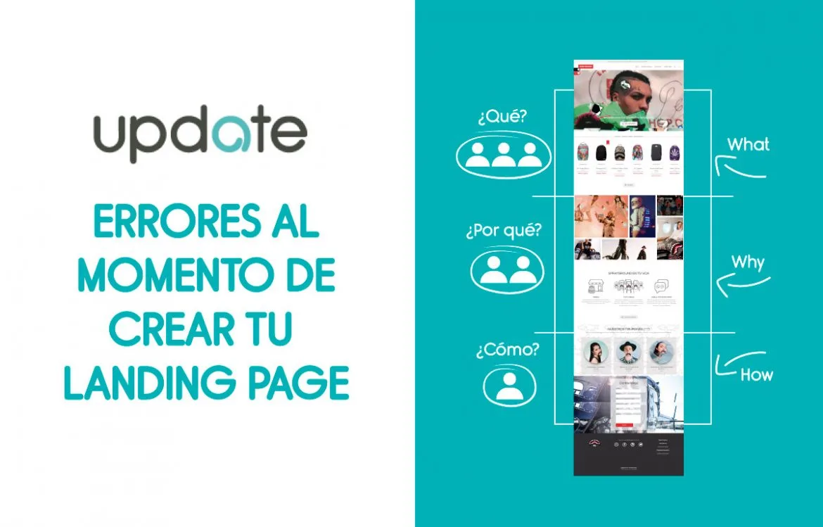 Errores al momento de crear tu landing page