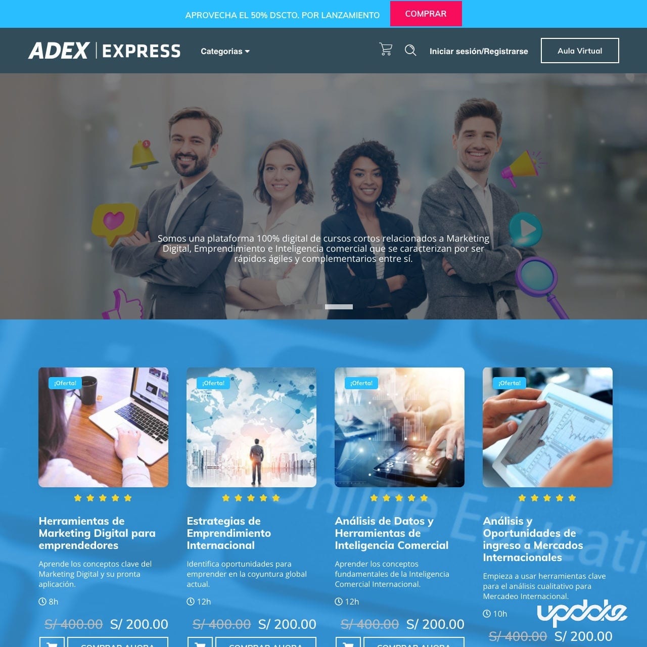 Adex Express — Landing Pages