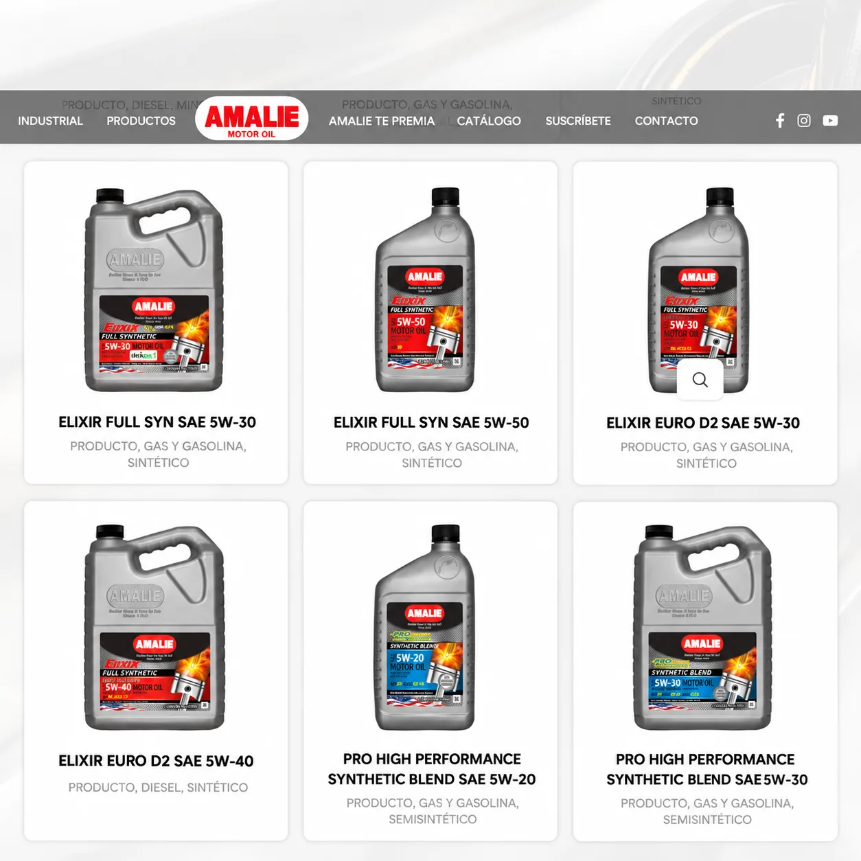 Amalie — Paginas Web