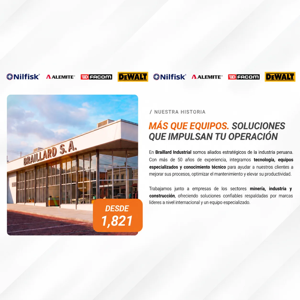 Braillard Industrial — Paginas Web