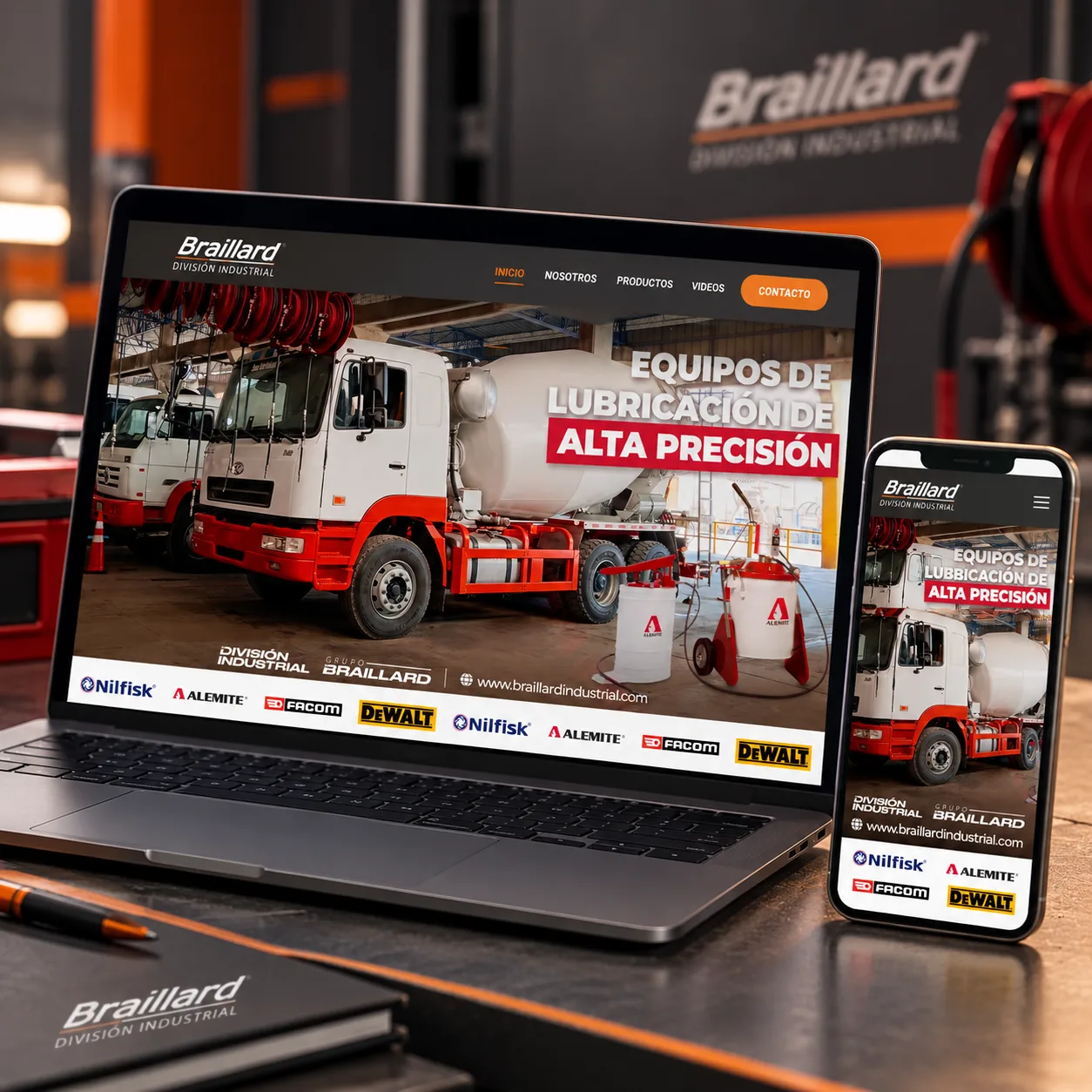 Braillard Industrial — Paginas Web