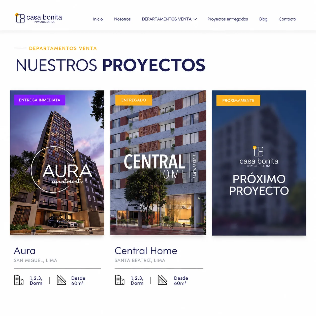 Casa Bonita — Paginas Web