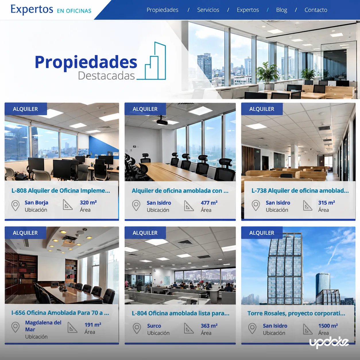 Expertos en Oficinas — Paginas Web